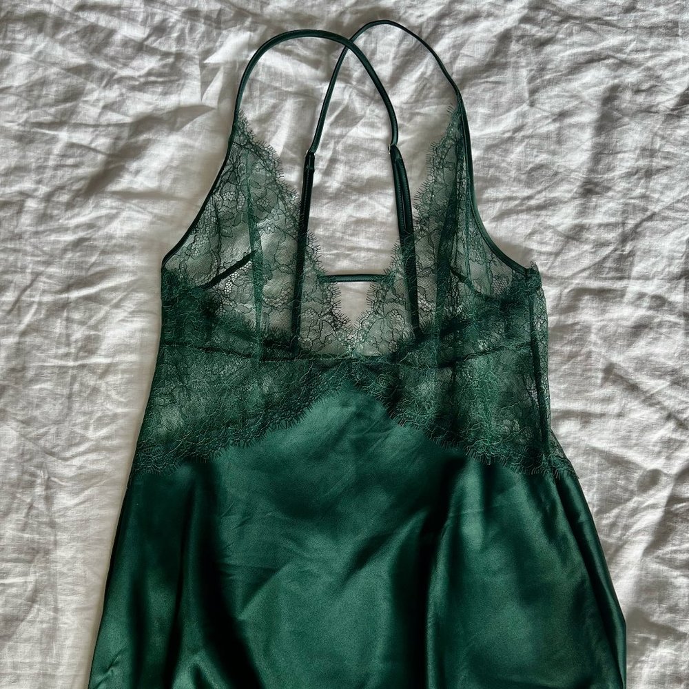 Victoria's Secret Lace Open Back Teddie Nightdress Size M